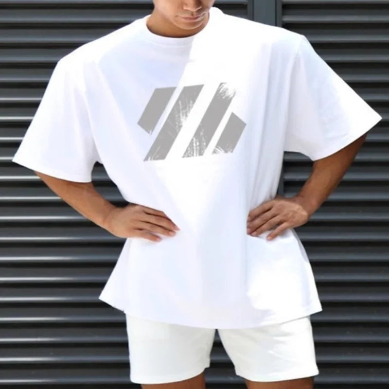 Men's Short sleeved T-shirt™ Loose Round Neck Quick Drying Breathable T-shirt