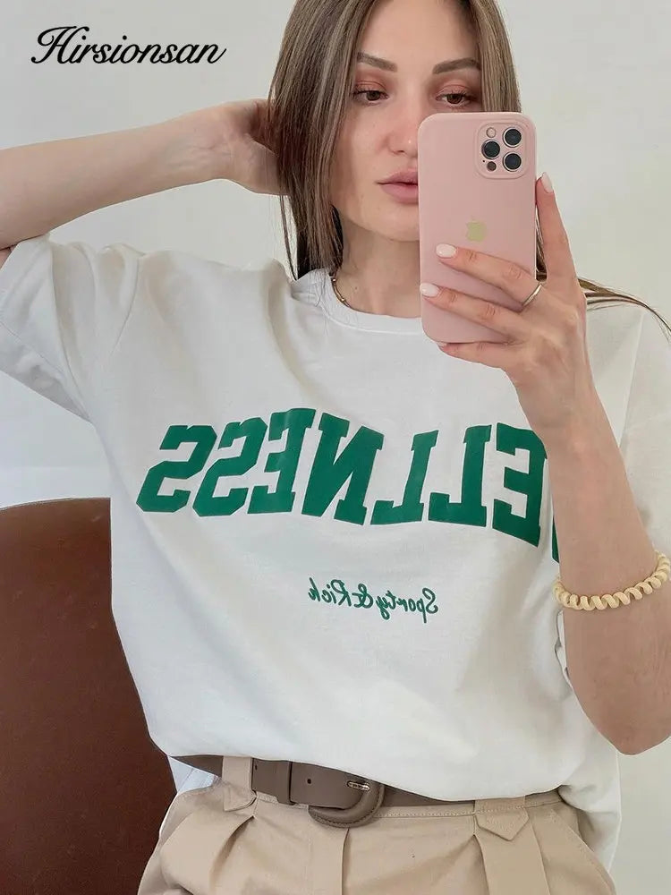 Women's Hirsionsan Loose Cotton T Shirts™ Summer Casual Soft O-neck Short Sleeves Tops