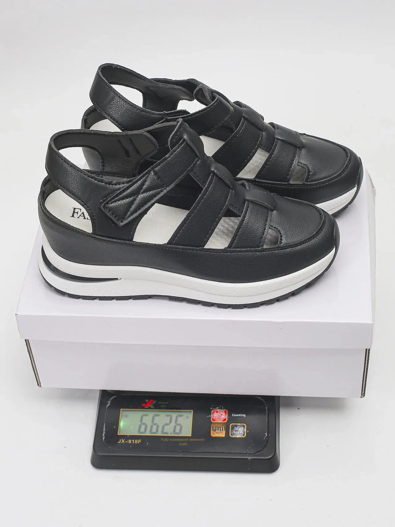 Women's Buckle Strap Sandals™ Closed Toe Solid Wedge Sandals