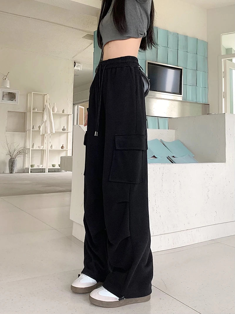 Women's Drawstring Design Cargo Pants™ Fashion Hip-hop Streetwear Cargo Trousers