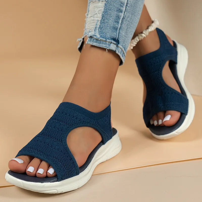 Women Summer Sandals™ Mesh Fish Platform Open Toe Wedge Sandals