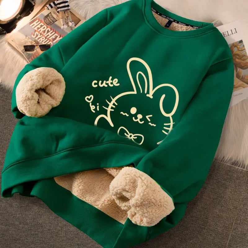 Women's Casual Loose Sweatshirts™ Lambs Wool Fleece