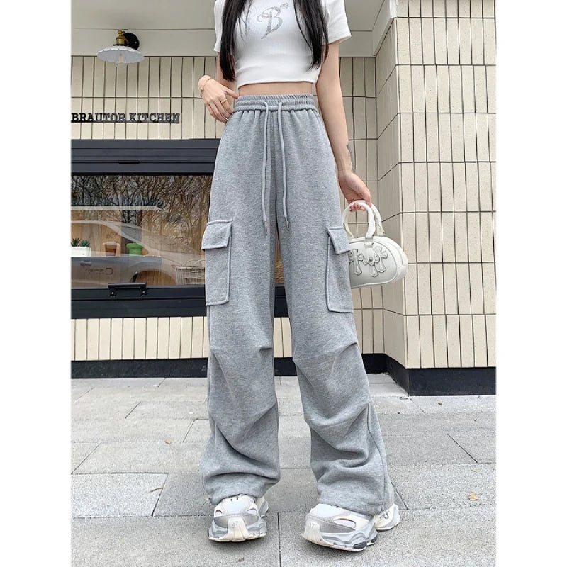 Women's Drawstring Design Cargo Pants™ Fashion Hip-hop Streetwear Cargo Trousers