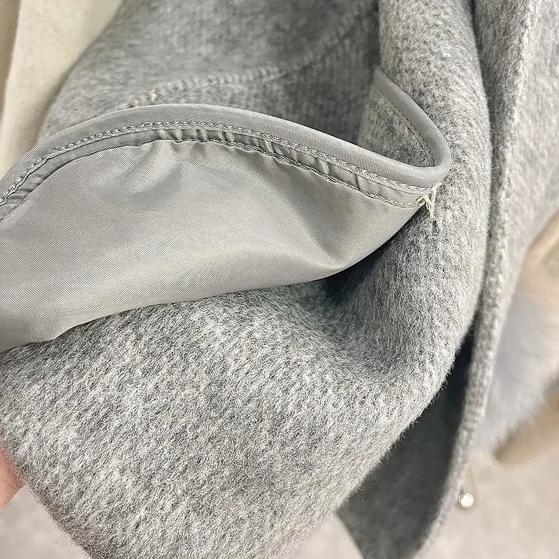 Women's Faux Fox™ Cashmere Short Jacket High End Double-sided Wool Fur Coat