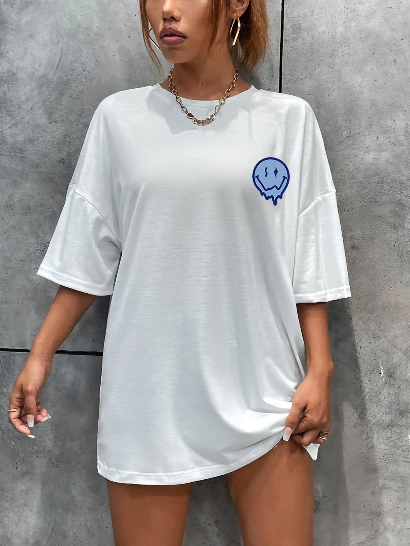 Women's Letter Printed Women T-Shirts™ Loose Oversized Casual Short Sleeves Tees