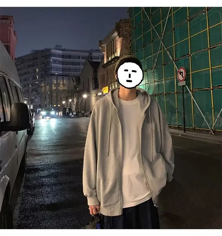 Men's Cardigan Sweatshirt™ American Style Loose-fit Autumn Jacket
