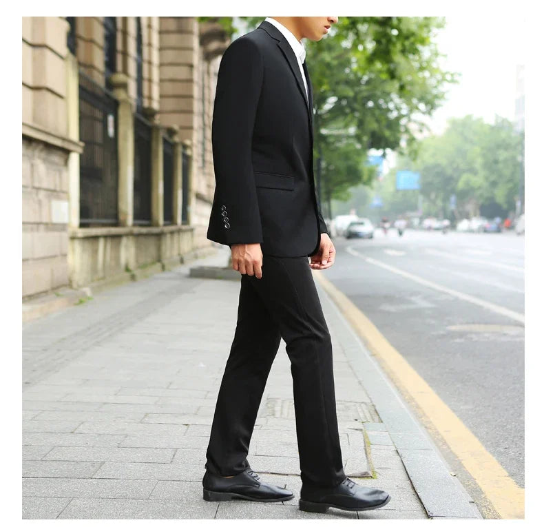 Men's Fashion Handsome Suit™ Business Cargo Trousers Plus Size Sets