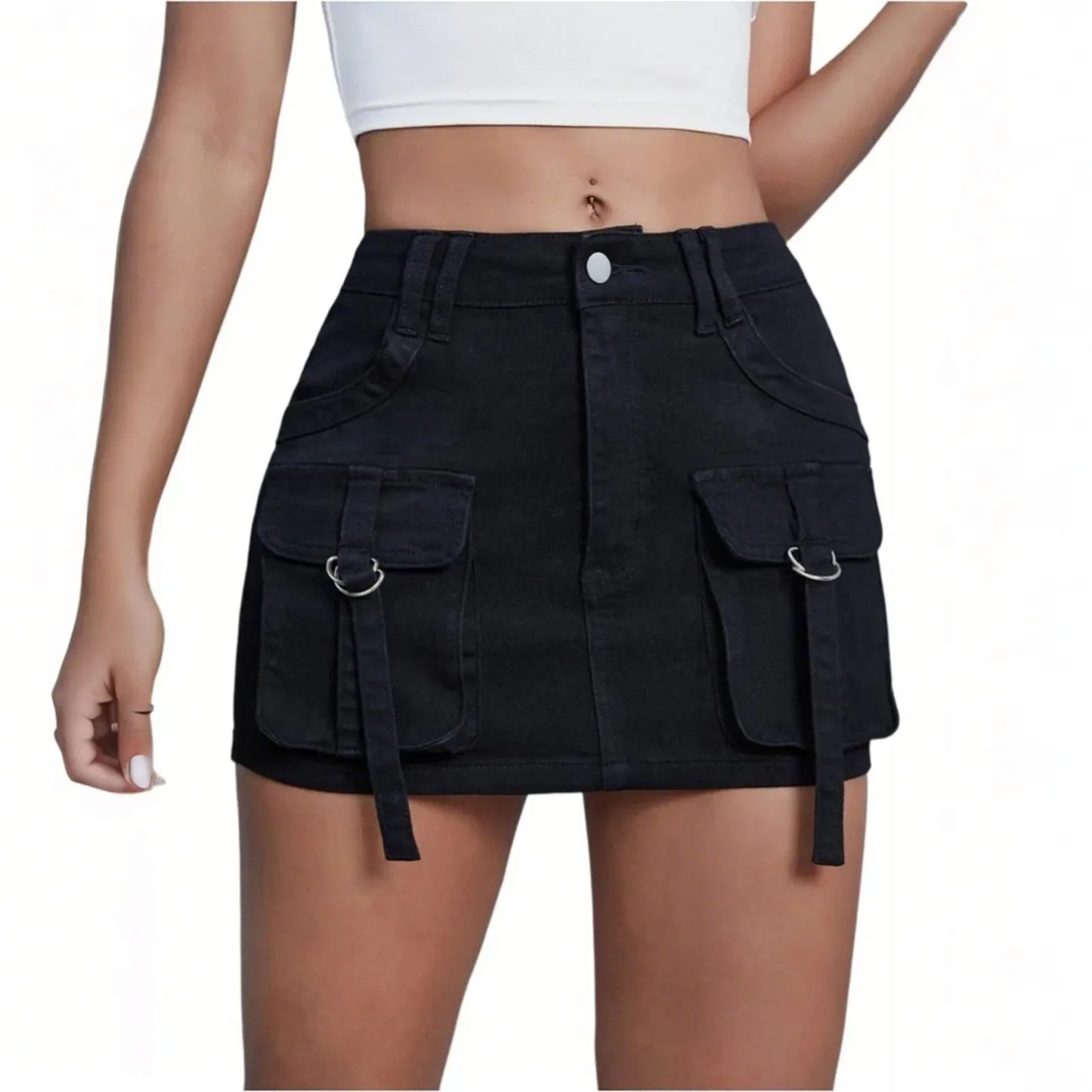 Women's Summer Mini Denim Skirts™ Casual Stretch Slim Denim Skirt