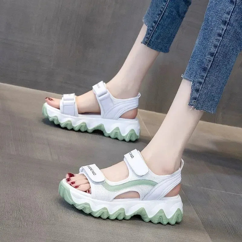 Women's Sporty Summer Sandals™ Wave Thick Bottom Platform Slippers