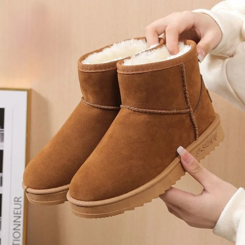 Women's Winter Cotton Boots™ Thickened Warm Flat Short Boots