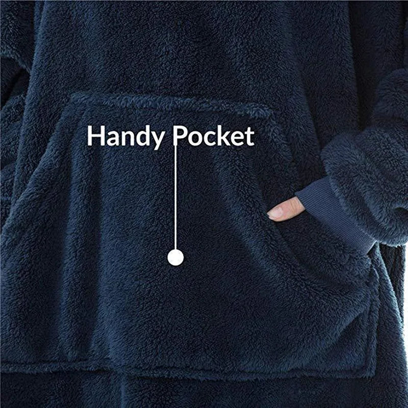 Women's Double-faced Fleece Hoodie™ Oversize Large Pocket Sweatshirts