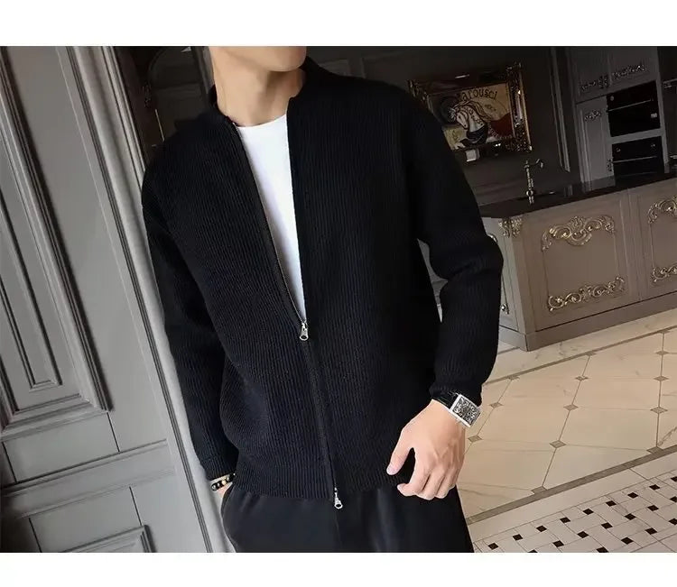 Men's Knitted Cardigan Sweater™ Casual Versatile Slimming Sweater