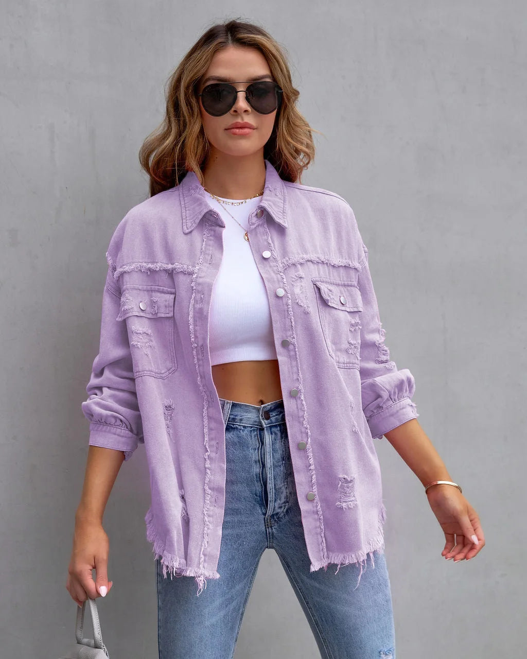 Women's Denim Shirts™ Vintage Oversized Loose Shirt