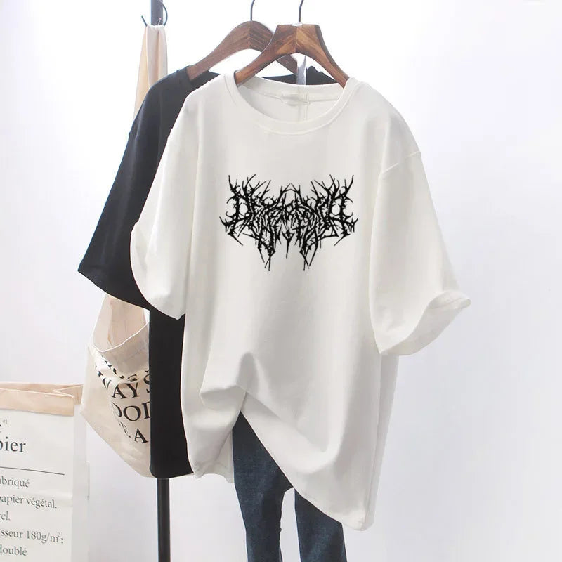 Women's Print T-shirt™ Short-sleeved Loose T Shirt
