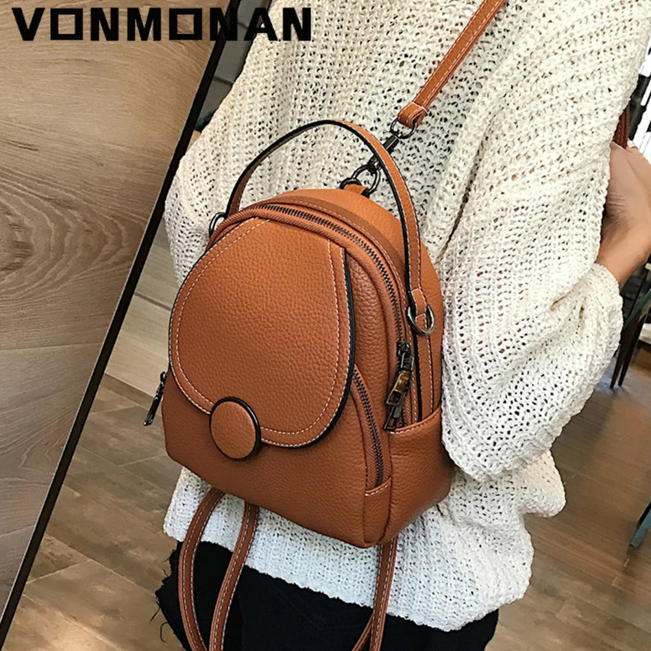 Women's Backpack™ Mini Soft Touch Multi-Function Shoulder Bag Girl