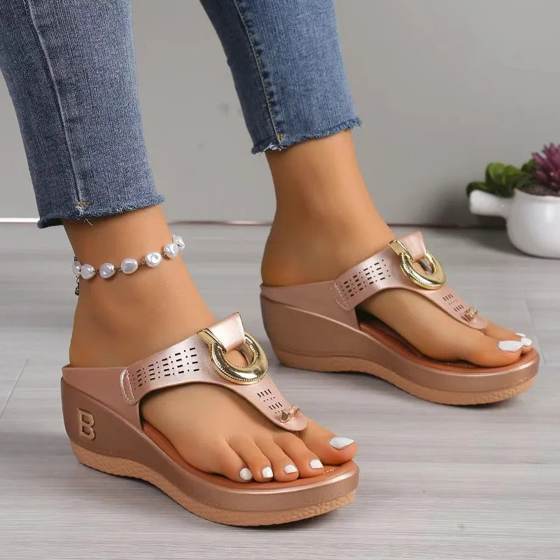Women's Slippers™ Wedges Causal Platform Beach Slippers