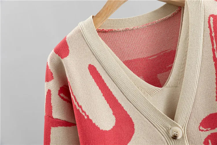 Women Tracksuit™ Spring Autumn 3 Piece Women Cardigan Tracksuits Knitted Pocket Pant Set Ladies Sweater