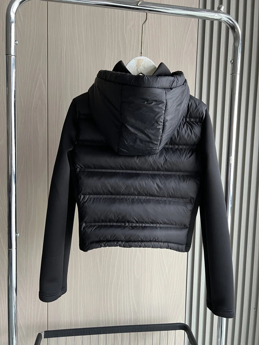 Women's Lightweight Jacket™ TRAF Warm Down Long Sleeves Zippered Hooded Coat