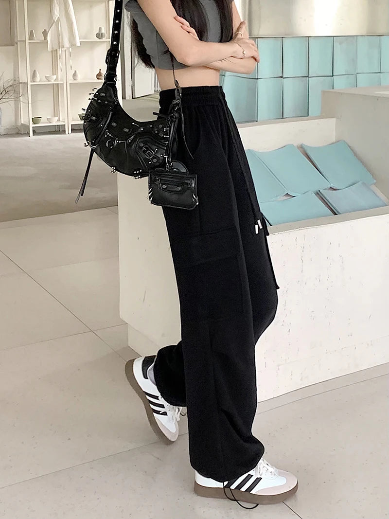 Women's Drawstring Design Cargo Pants™ Fashion Hip-hop Streetwear Cargo Trousers