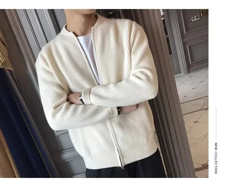 Men's Knitted Cardigan Sweater™ Casual Versatile Slimming Sweater