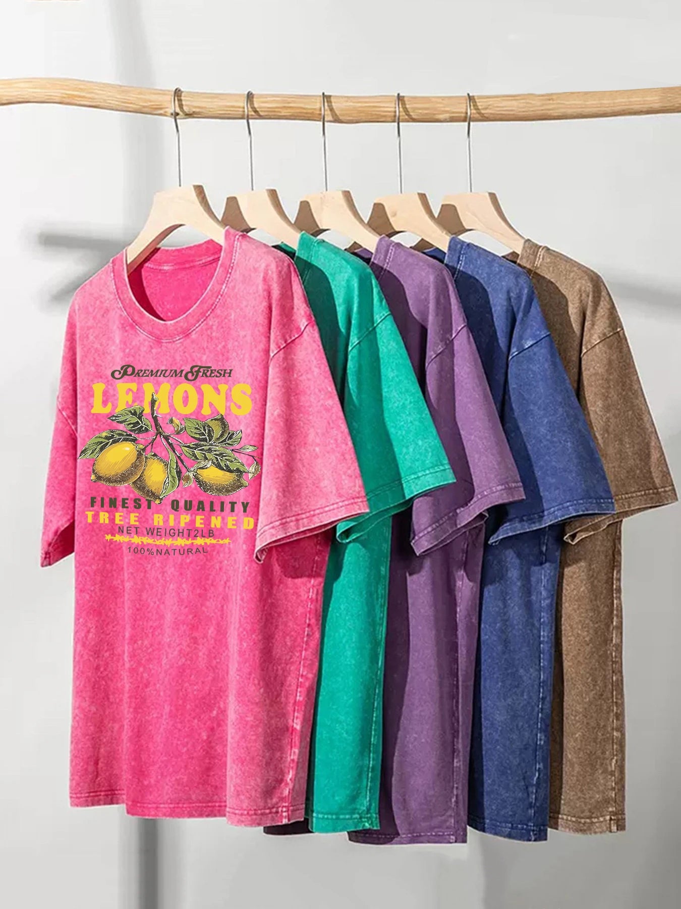 Women's Fruit Print T-Shirts™ Y2K Short Sleeve Loose Cotton Tees