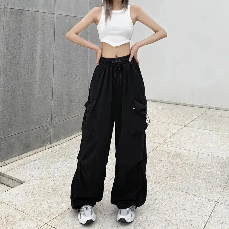 Women's American Vintage Pants™ Loose Fit High Straight Leg Trousers