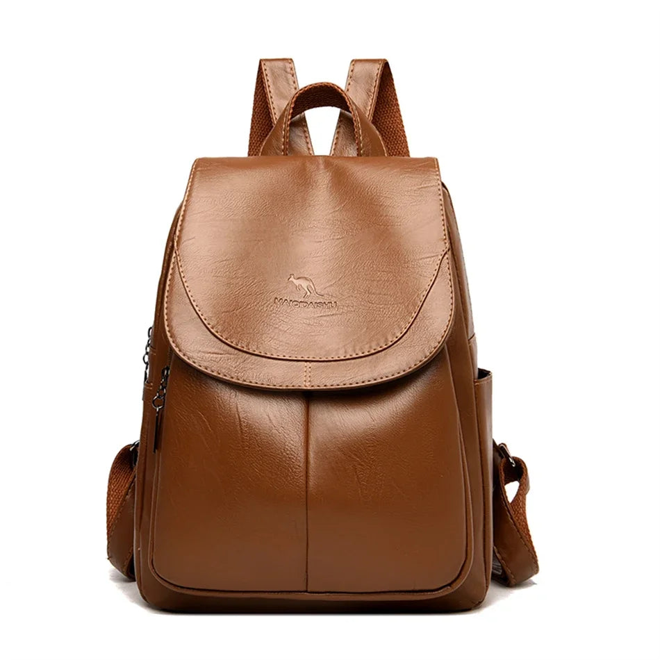 Women's Rucksack Large Capacity Backpack™ PU Leather Vintage Backpack