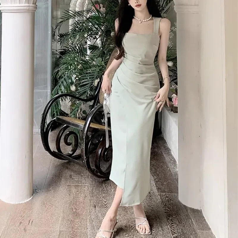 Women's Long Slim Fit Summer Dress™ High-end Feel Tank Dresses