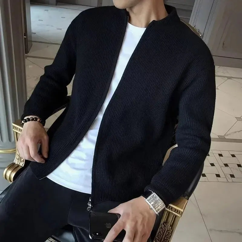 Men's Knitted Cardigan Sweater™ Casual Versatile Slimming Sweater