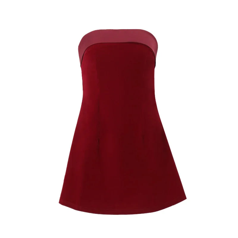 Women's Slash-neck Sexy Backless A-line Mini Dress™ Off Shoulder Bodycon Dress