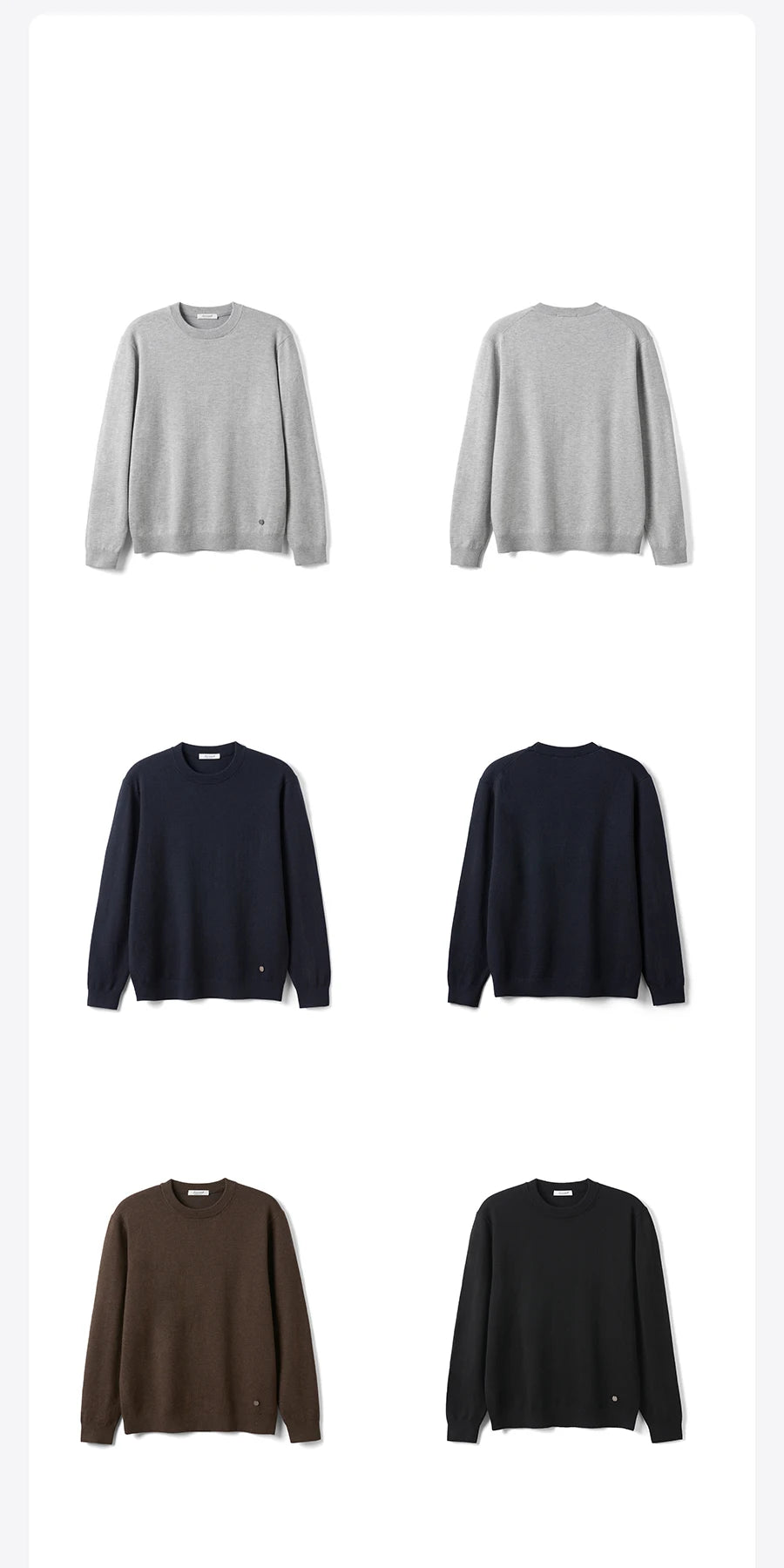 Men's Sweater™ SIMWOOD Autumn Regular Fit Antistatic Basic Knit Pullovers