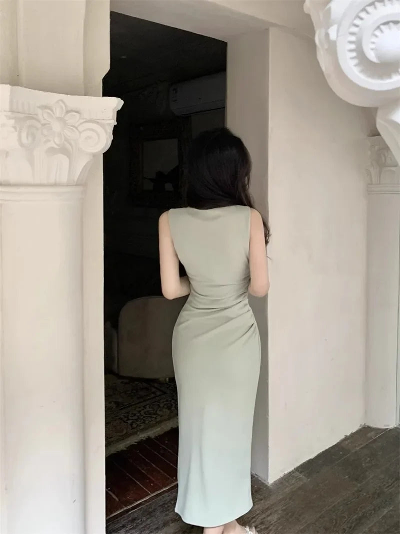 Women's Long Slim Fit Summer Dress™ High-end Feel Tank Dresses
