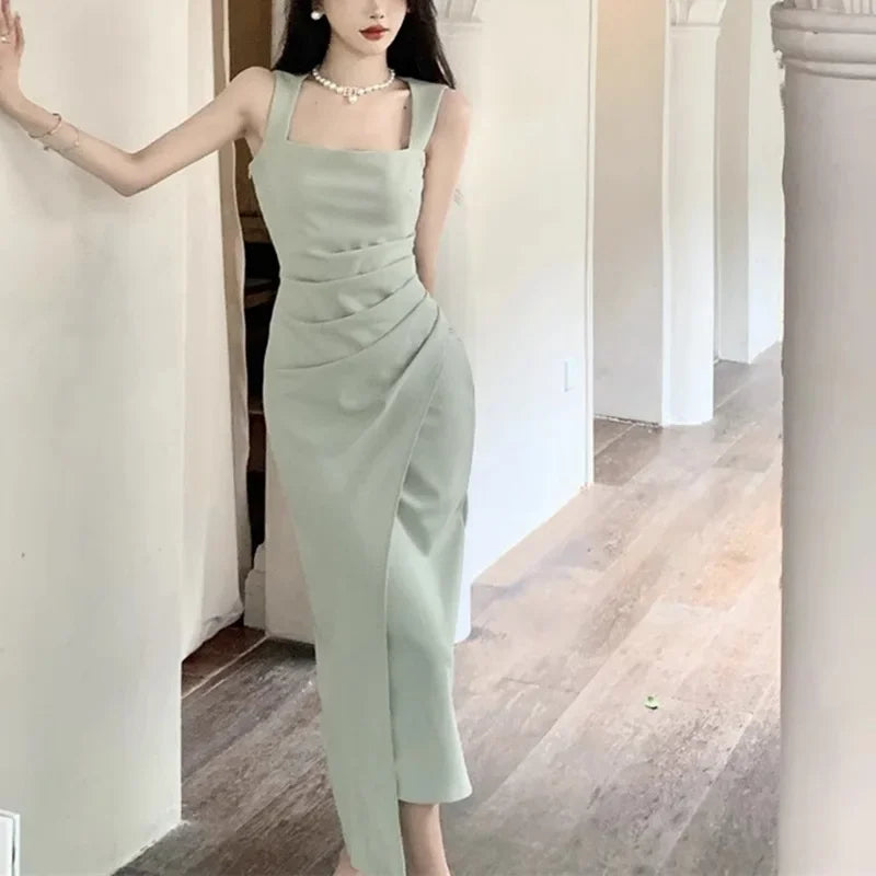 Women's Long Slim Fit Summer Dress™ High-end Feel Tank Dresses