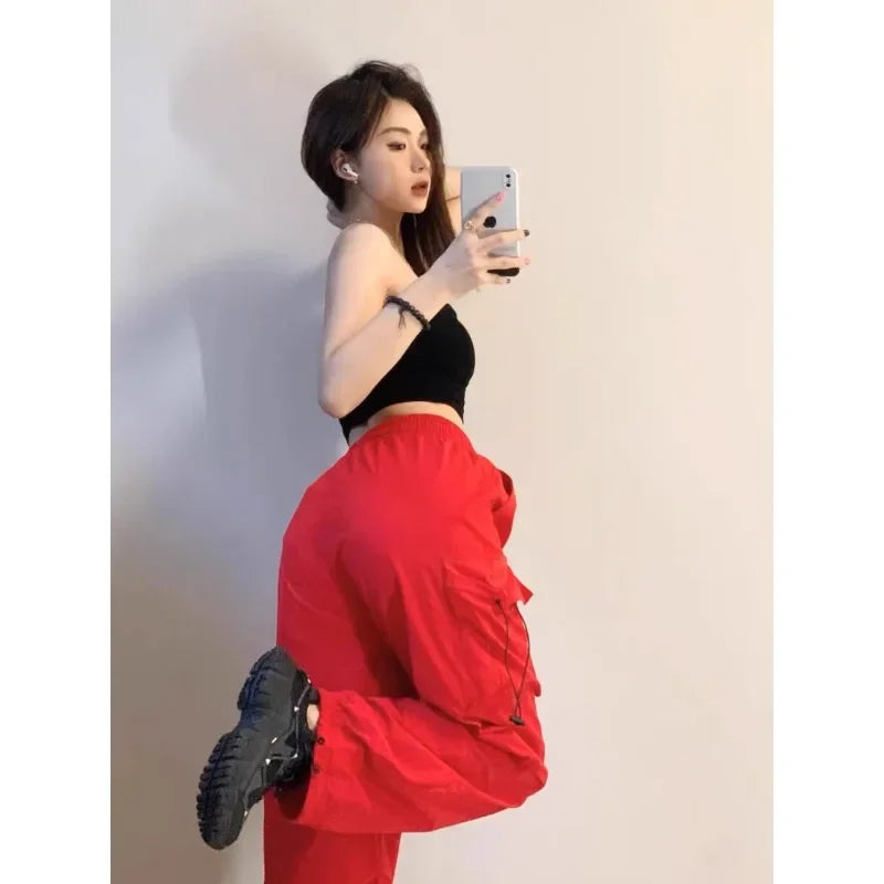 Women's American Vintage Pants™ Loose Fit High Straight Leg Trousers