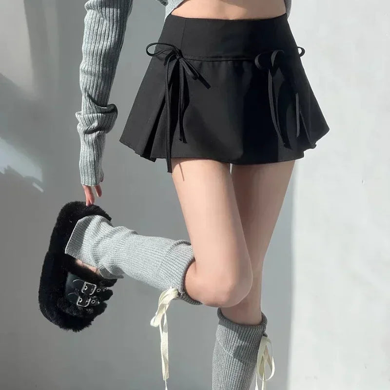 Women's Preppy Style Mini Skirt™ Low Waist Pleated Short Skirt