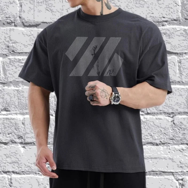 Men's Short sleeved T-shirt™ Loose Round Neck Quick Drying Breathable T-shirt