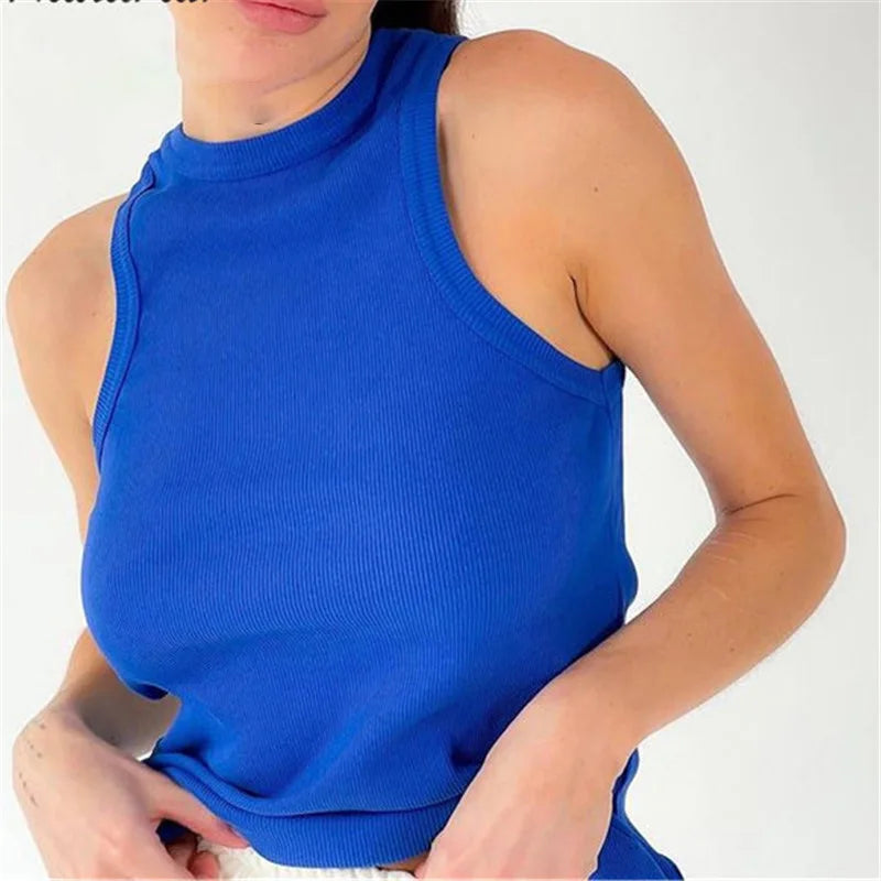 Women's Shirt™ Ribbed Knitted Summer Off Shoulder Tank Top
