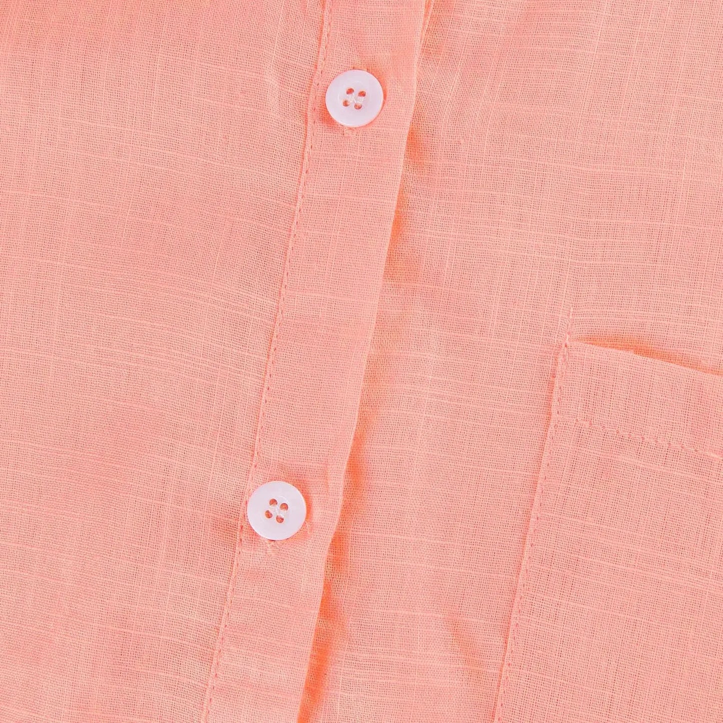 Women's Cotton Linen Classic Shirts™ Short Sleeve Lapel Button Down Shirt