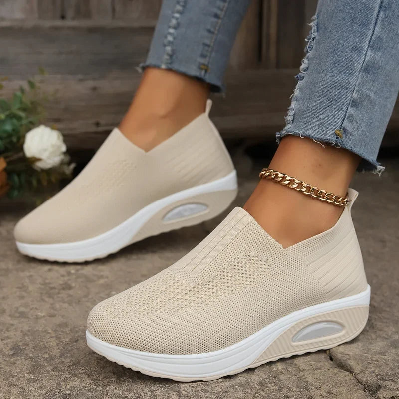 Women's Walking Shoes™ Air Cushion Non Slip Orthopedic Platform Wedge Female Sneakers