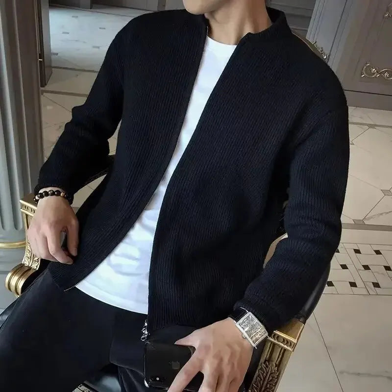 Men's Knitted Cardigan Sweater™ Casual Versatile Slimming Sweater