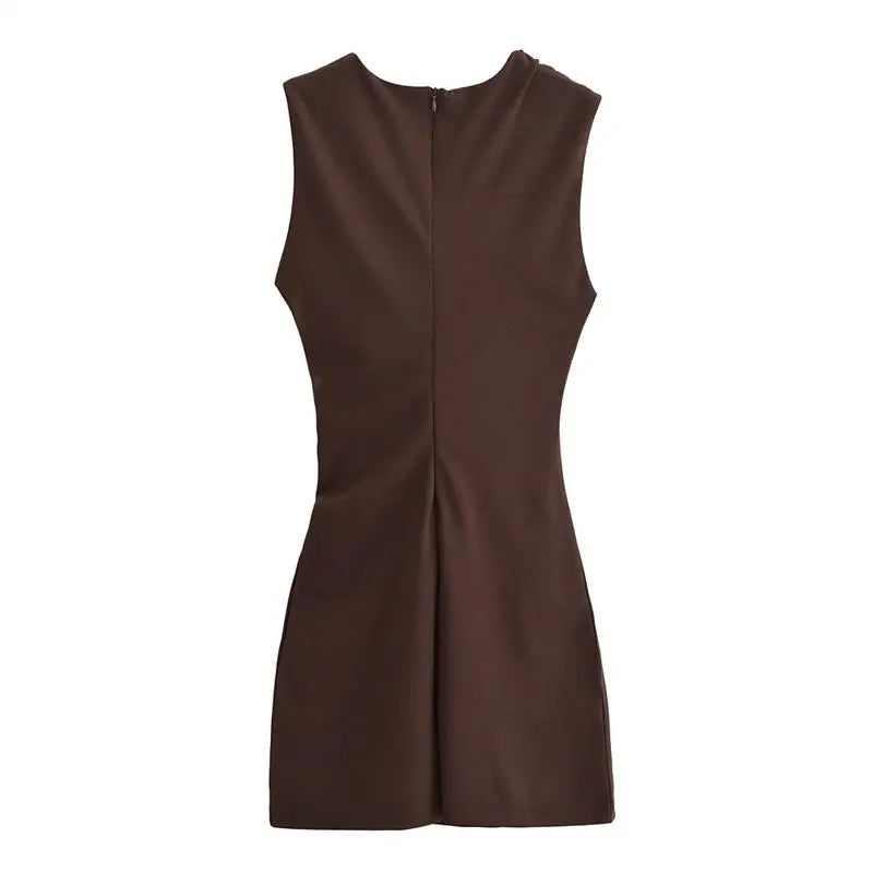 Women Dresses™ Fashion Tight Ruched Mini Dress