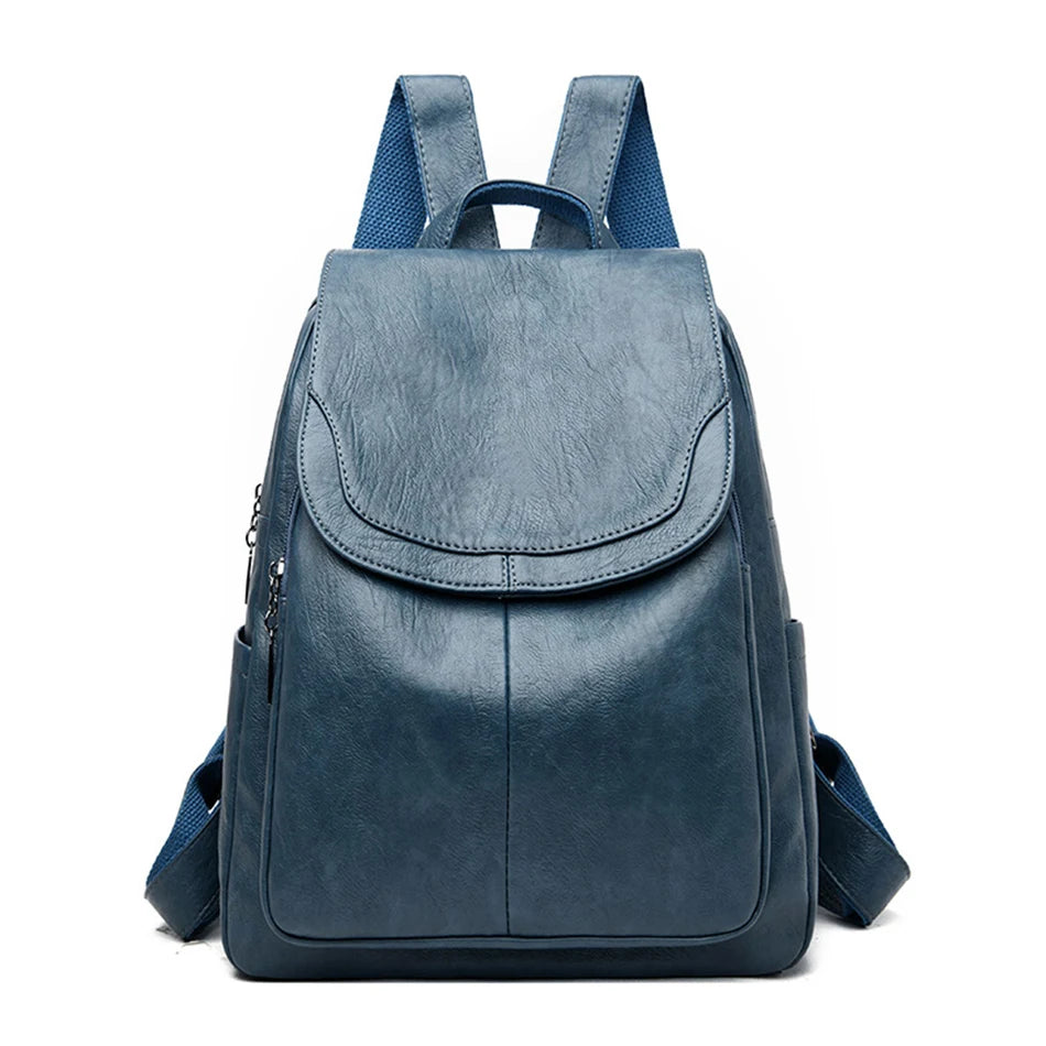 Women's Rucksack Large Capacity Backpack™ PU Leather Vintage Backpack