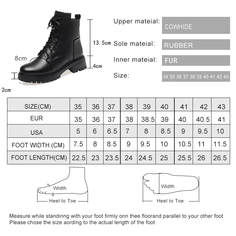 Women's Winter Boots™ Leather Warm Ankle Boots
