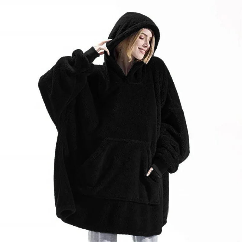 Women's Double-faced Fleece Hoodie™ Oversize Large Pocket Sweatshirts
