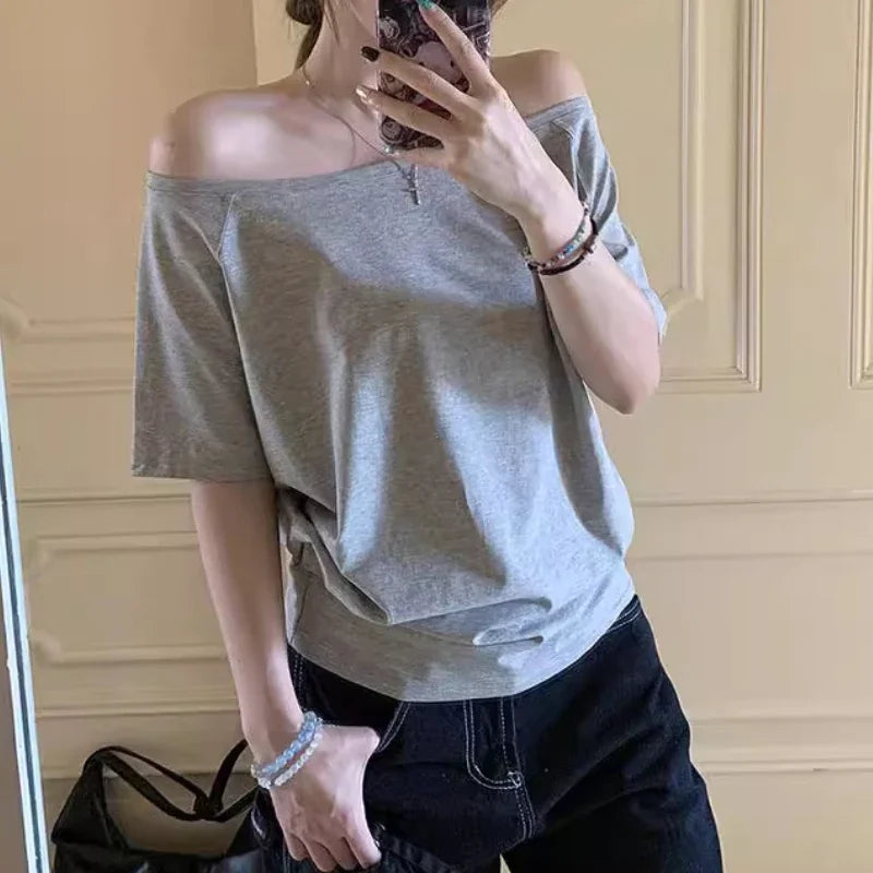 Women's Summer T-shirts™ Casual Clean fit Short Sleeve Y2k Top Aesthetic Clothes