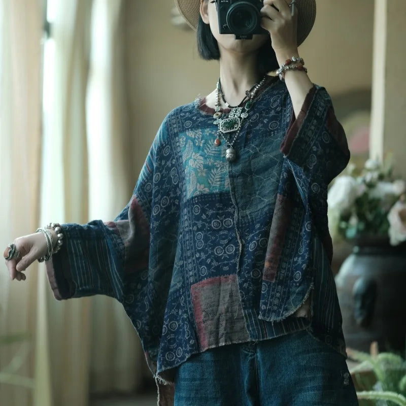 Women's Cotton Linen Harajuku Shirts™ New Vintage Aesthetic Clothes