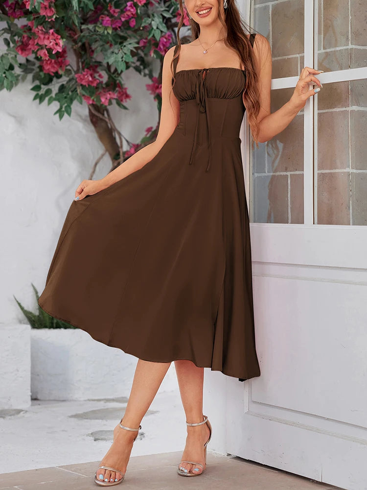Women's Sleeveless Long Dress™ Padded Boned Robe Elegant Party Dresses