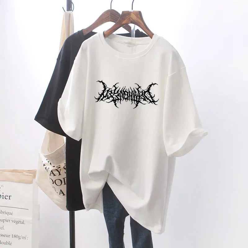 Women's Print T-shirt™ Short-sleeved Loose T Shirt
