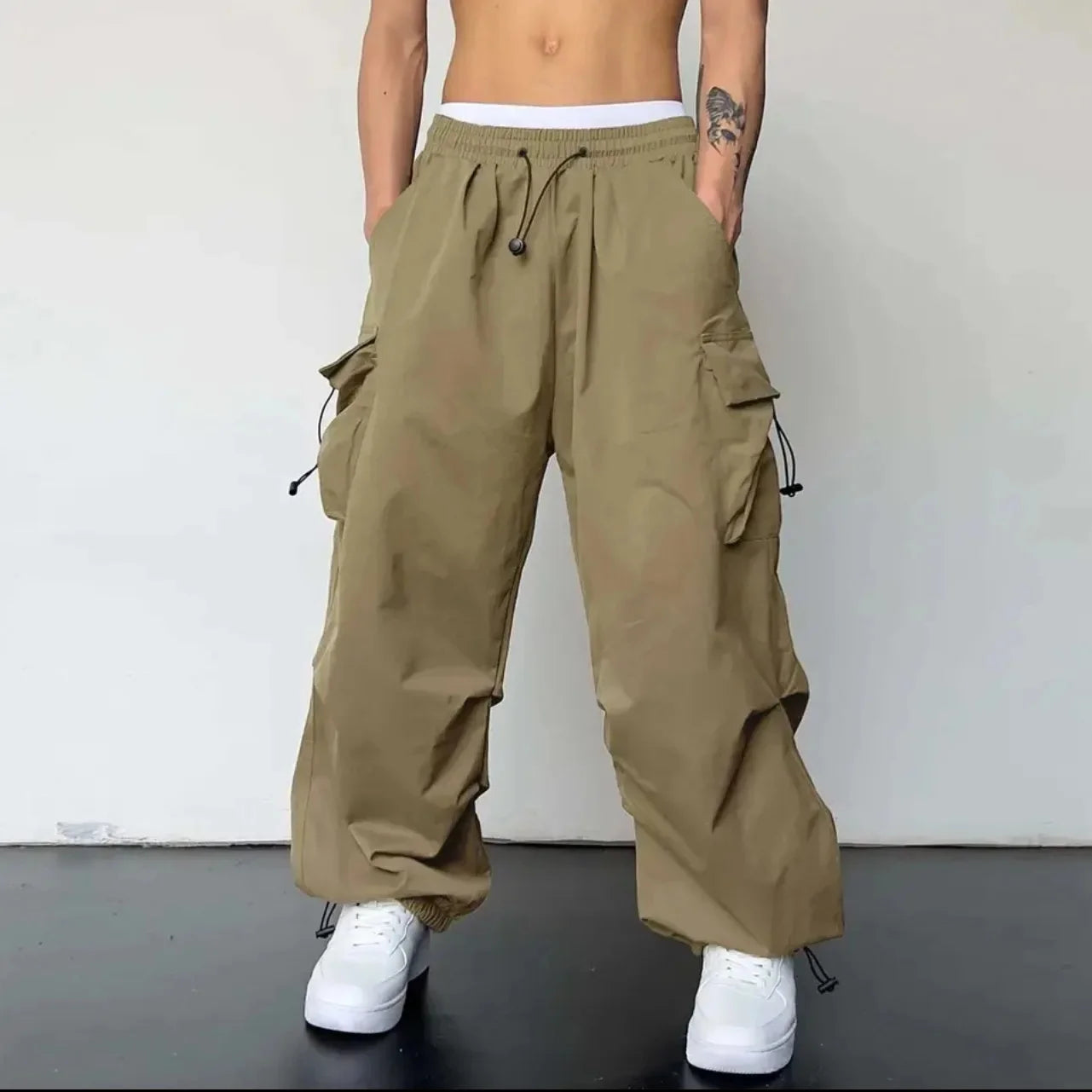 Women's American Vintage Pants™ Loose Fit High Straight Leg Trousers