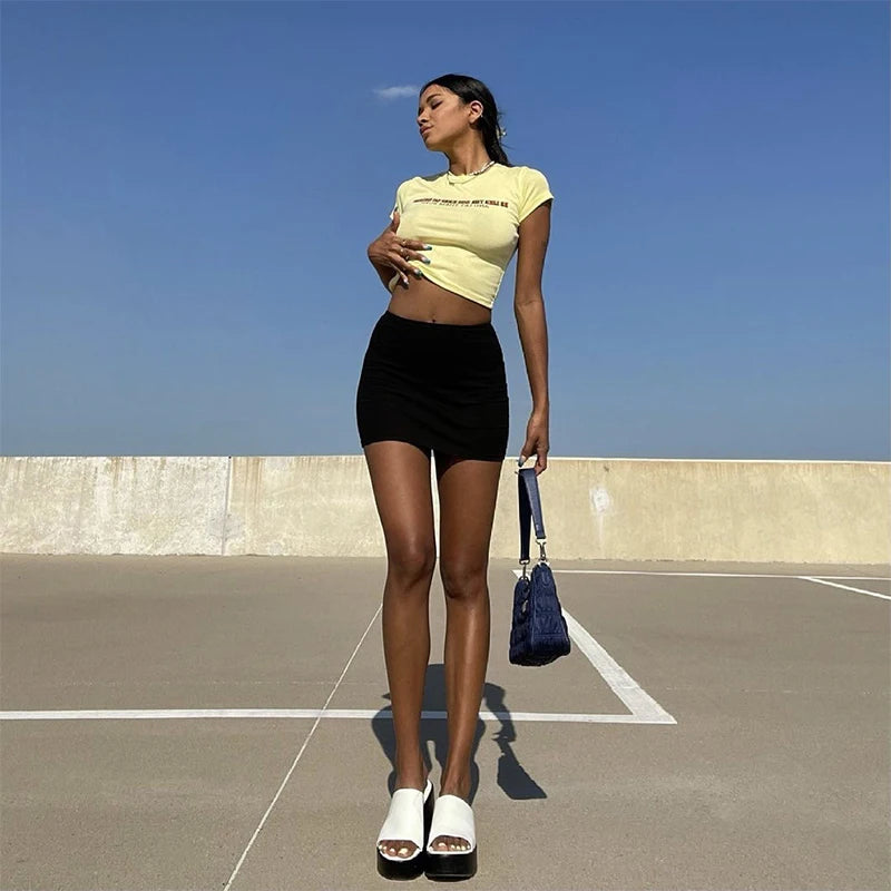 Women's Fashion Mini Skirt™ High Waist Stretch Pencil Slim Fitting Short Skirts